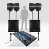 Equipo De Sonido Para Djs Grupos Y Bandas Con 2 Subwoofer 18